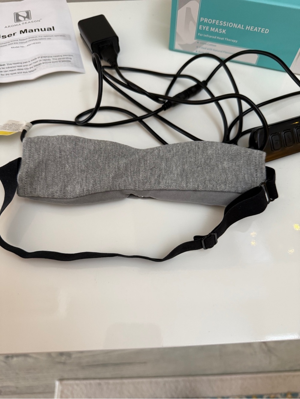 Heated Eye Mask - great for migraines and sinus issues